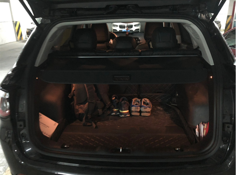 Rear Cargo Cover For JEEP Compass 2017 2018 2019 2020 2021 Privacy Trunk Screen Security Shield Shade Auto Accessories