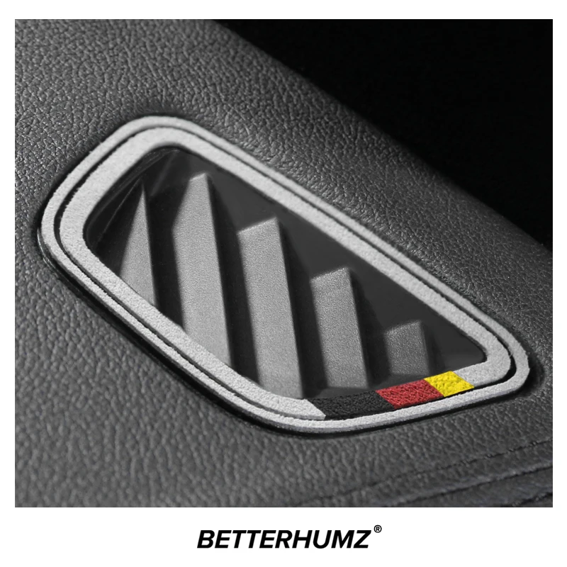 Made of Alcantara For BMW G30 G32 Series 5 6 GT Dashboard Side Air Vent Outlet Trim Frame MP Sticker Car Interior Accessories