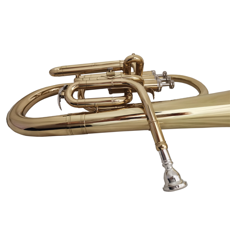 Eb Three Pistons Alto Horn Musical Instruments Yellow Brass Body Lacquer/Silver/Nickel Plated with Case Mouthpiece