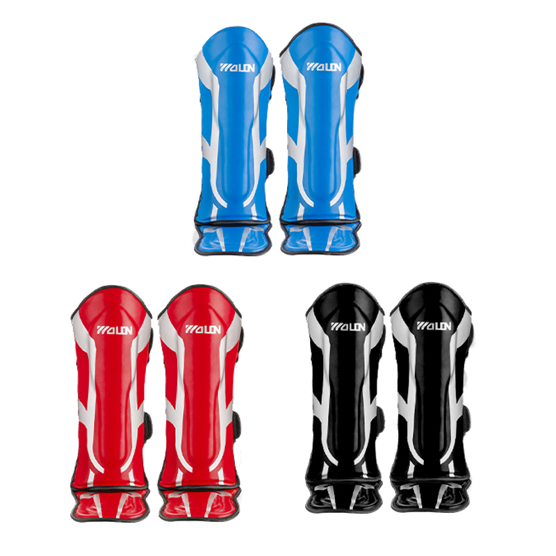 Child Adult Boxing MMA Muay Thai Shin Guards Kickboxing Martial Arts Fight Training Leg Protector Protective Equipment DEO