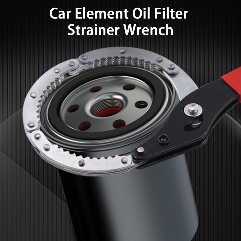 Oil Filter Ring Opener Disassembly Tool Oil Filter Puller Ring Spanner Tool Car Maintenance Oil Filter Removal Oil Filter Wrench