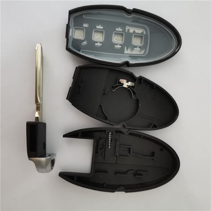 4 Buttons Car Smart Remote Key Fob Case Shell Fit for Nissan Altima Maxima 2012 2011 2010 2009 2008 2007