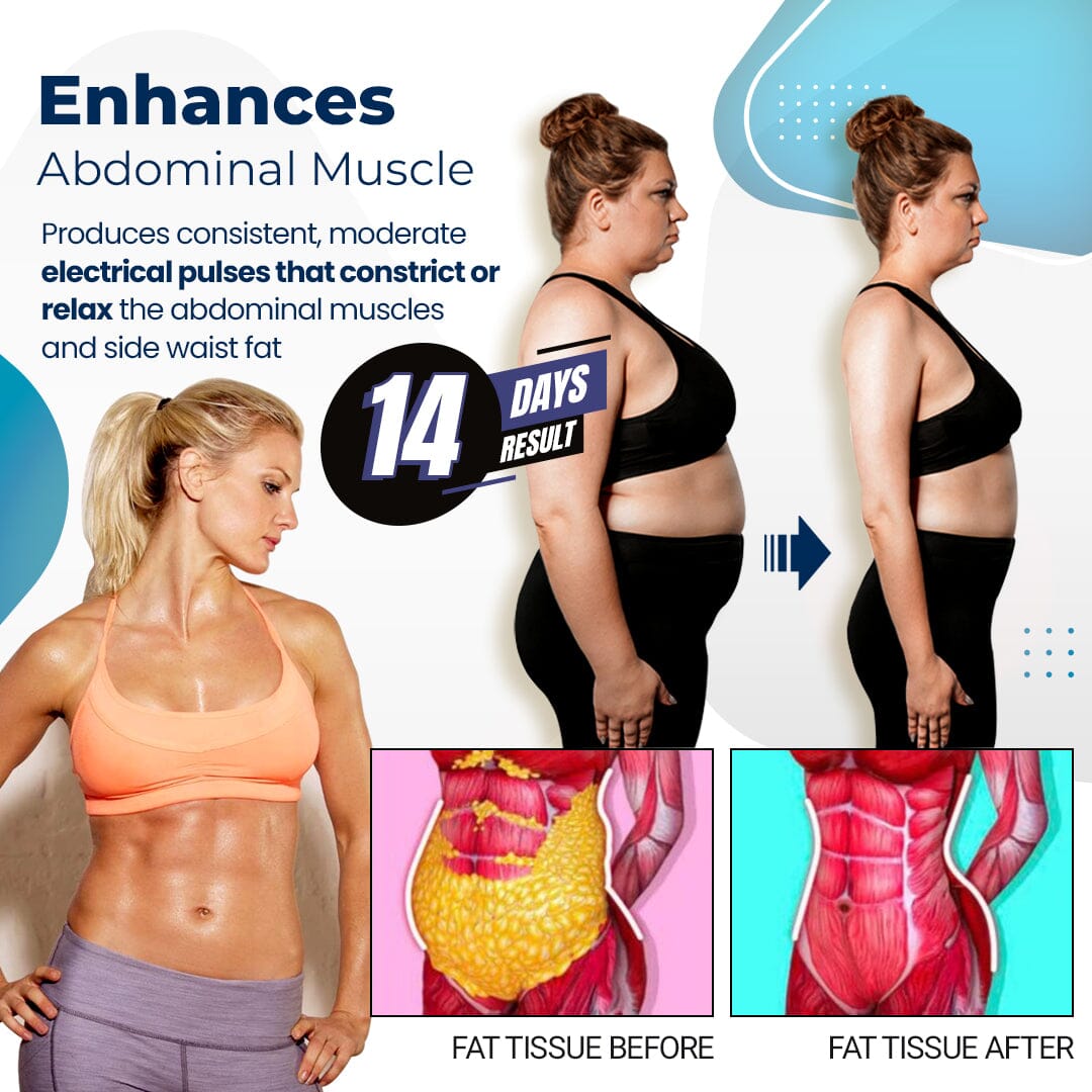 Microcurrent Belly Toning Wrap Trainer Abdominal Muscle Stimulator Back Arm Leg Body Slimming Waist Belly Weight Loss Fitness