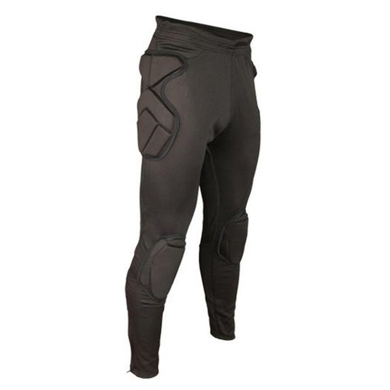 Goalkeeper soccer training pants shorts knee pad EVA sponge goal keeper rugby football pant knee pads shin guard sport safety
