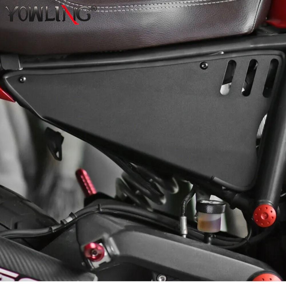 For Ducati Scrambler Side Panel Mid Frame Cover Plate Protector Full Throttle Sixty Desert Sled Enduro Motorcycle Accessories