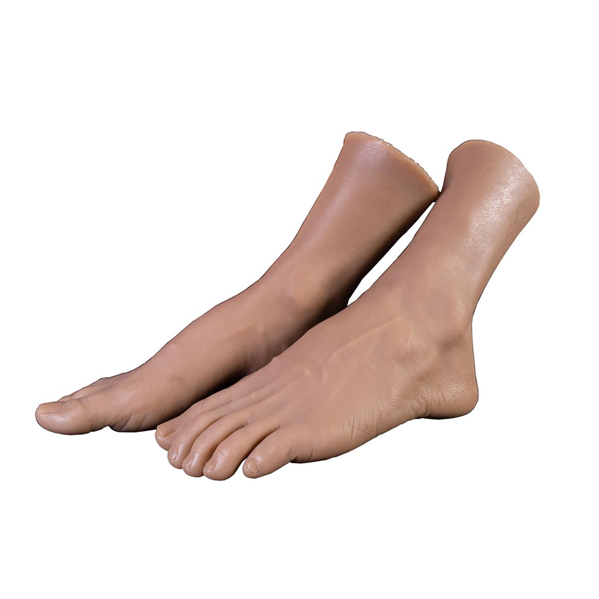 Mannequin Foot Male Nail Practice Foot Fetish Low Price Silicone Feet Model For Footjob Shoes Sock Display 4601