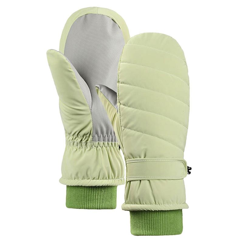 Men Women Winter Skiing Snowboarding Can Touch Screen Waterproof Thermal Thick Snow Gloves Snowmobile Mittens Black White Gray
