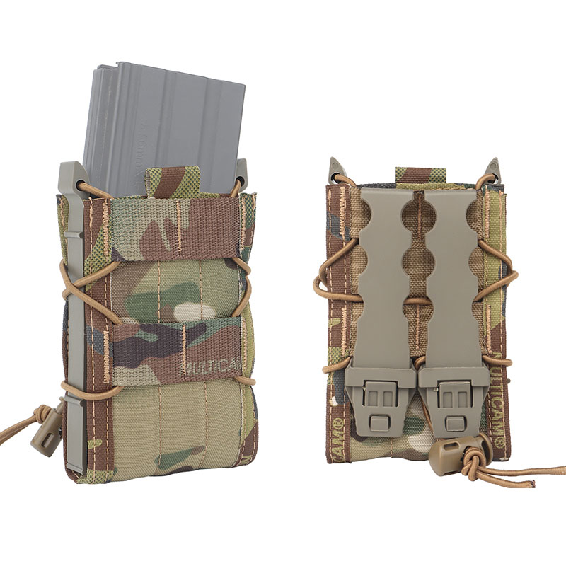 Tactical Molle 5.56/7.62mm Magazine Pouch Holster for AK AR M4 AR15 Shooting Airsoft Rifle Mag Bag Holster Fast Attach Carrier