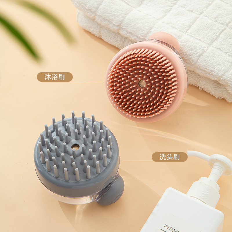 Hair Massage Brush Comb Shampoo Facial Massage Brush 1PC Soft Silicone Shampoo Scalp Shower Body Washing accessoire cheveux