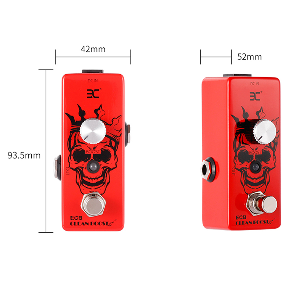 ENO ECB Clean Boost Electric Bass Effect Pedal Metal Enclosure Stimulating Effects Clear Fader Pedal Electric Bass Accessories