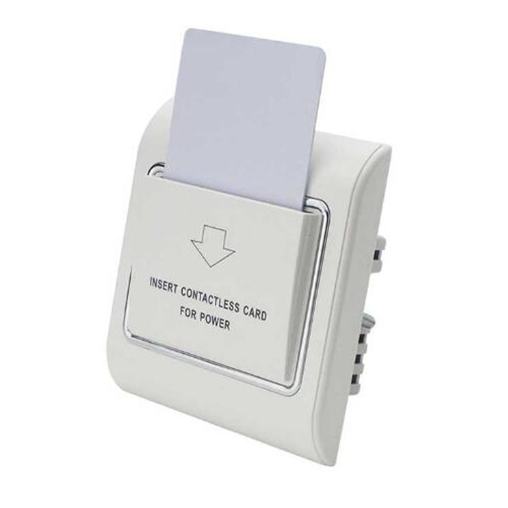 40A hotel key card switch Energy Saving Switch 15s delay power Cr86 Standard Size off 125khz T5577 EM4305