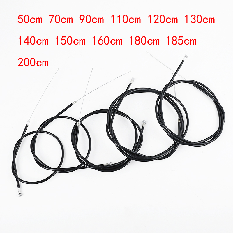 From 50cm to 200cm Brake Cable Length for Electric Scooter Mini Kids Minimoto Pocket Dirt Bike Kart Buggy ATV QUAD Parts