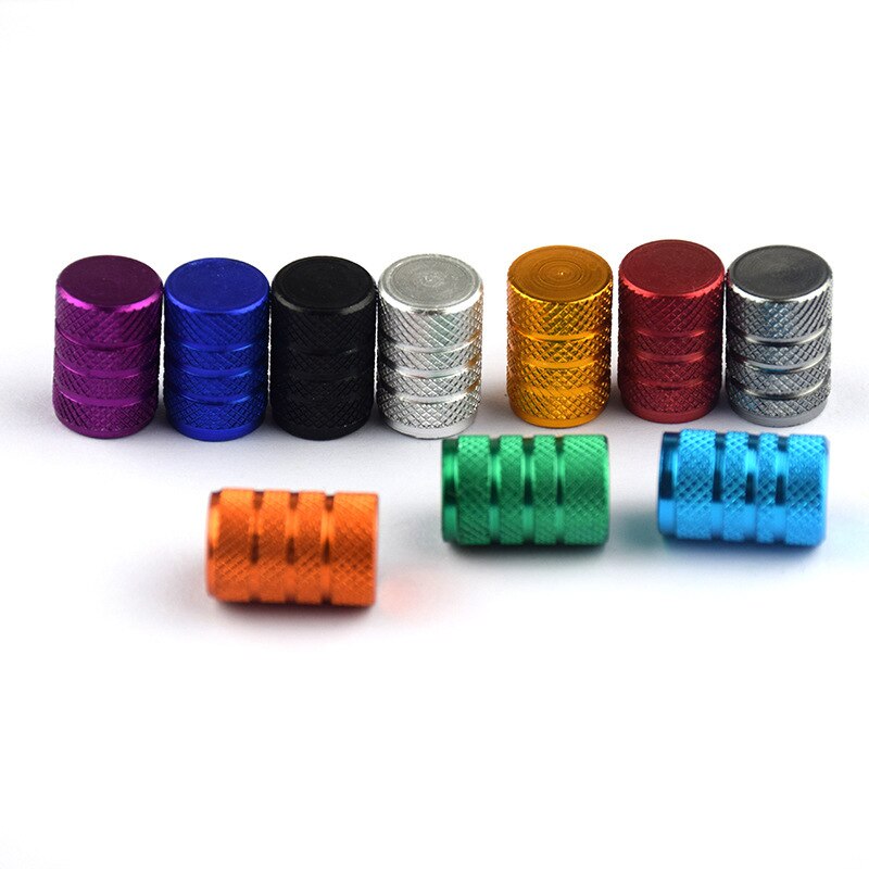 Tire Valve Caps Tyre Rim Stem Cover Dust Proof Auto Wheel Cap Aluminum Alloy Nipple Caps for Cars and Motorcycles Bikes