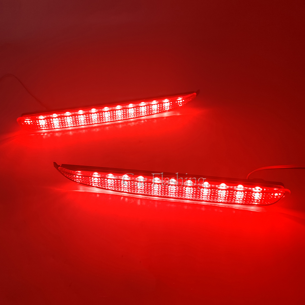 2Pcs LED Rear Bumper Reflector Brake Stop Light Running Lamp For Mazda 6 2003 2004 2005 2006 2007 2008