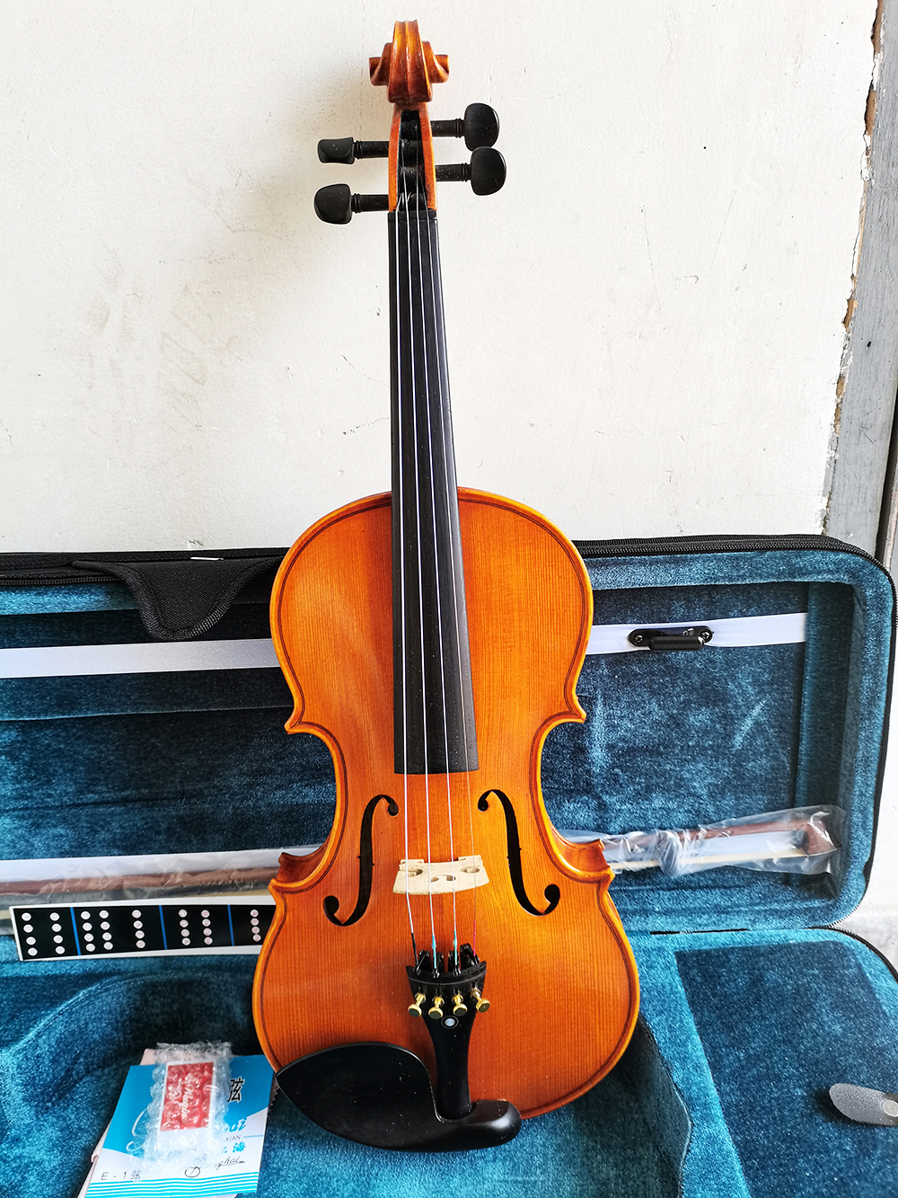 golden yellow handmade violin 4/4 Spruce Maple Back violin Beginners student Professional musical instrument violino Free Shipp