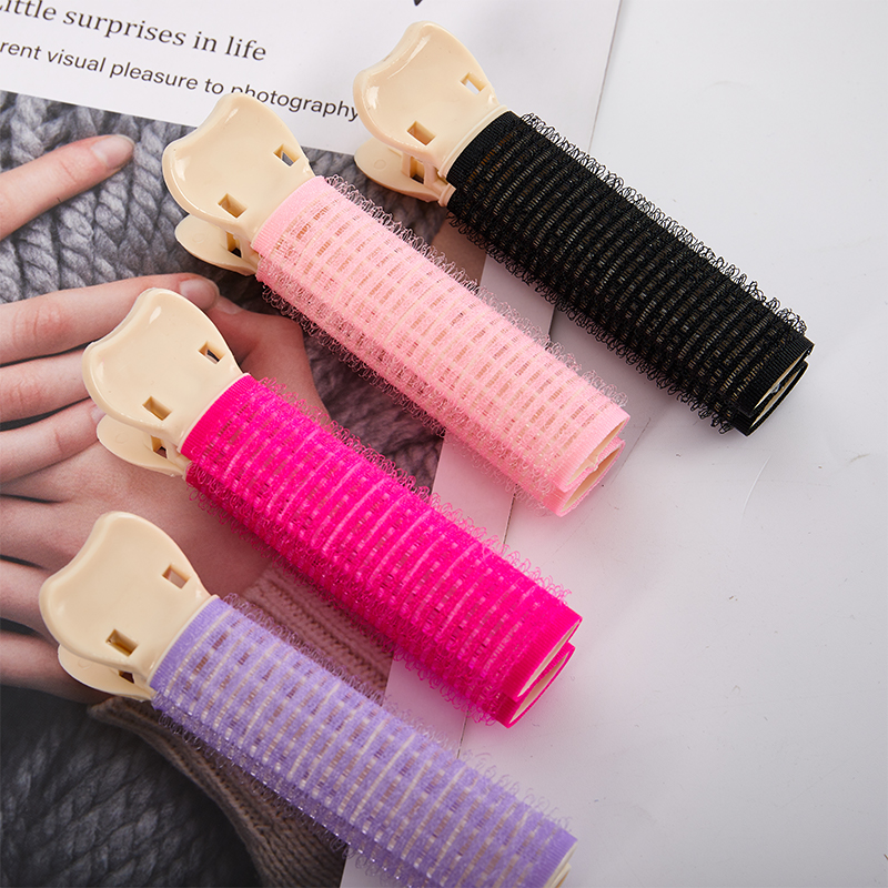 1Pcs/2Pcs Bangs Hair Root Fluffy Lazy Hair Clips Hair Top Styling Hairpins Hair Rollers Bangs Curling Barrel Hair Clips Curlers
