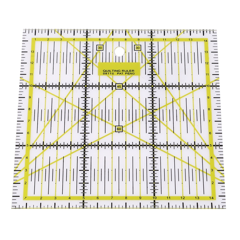 DIY Acrylic Material Patchwork Ruler Sewing Accessories