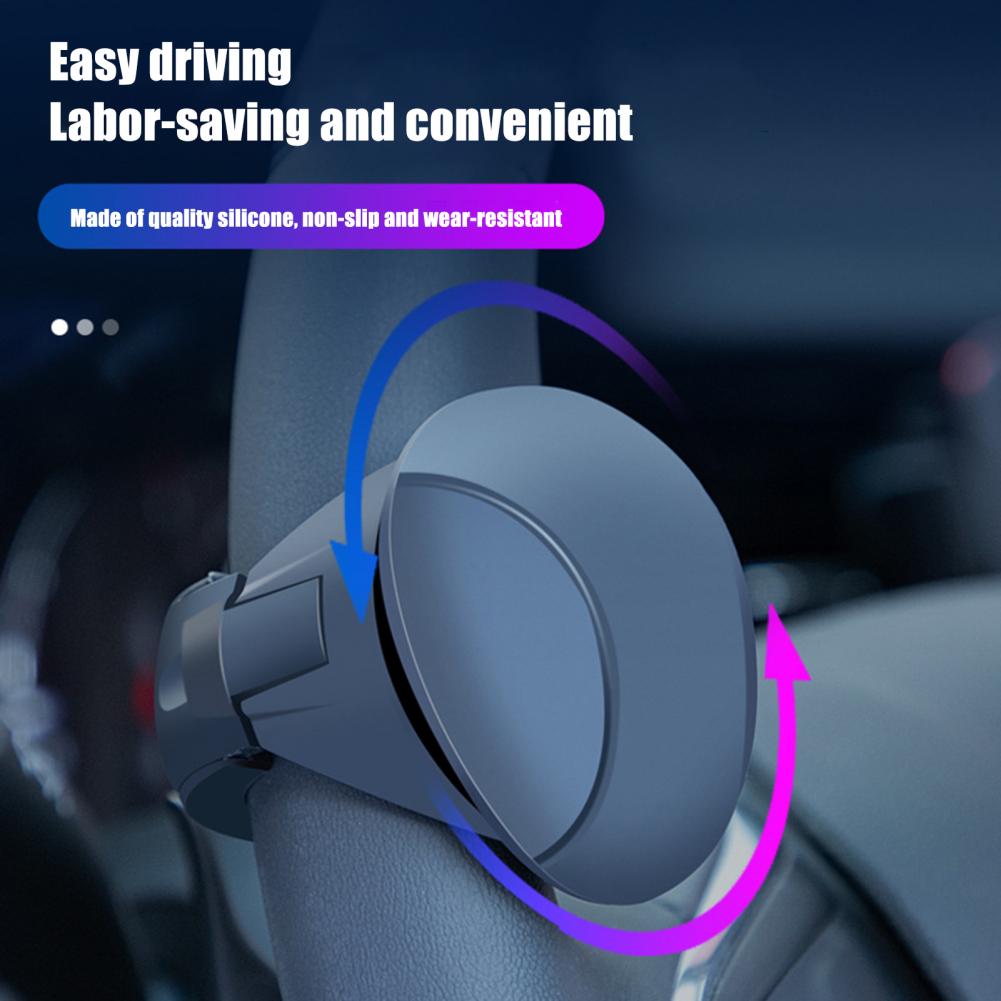 Steering Wheel Knob Creative Comfortable Grip Compact Car Steering Wheel Auxiliary Booster Car Accessory