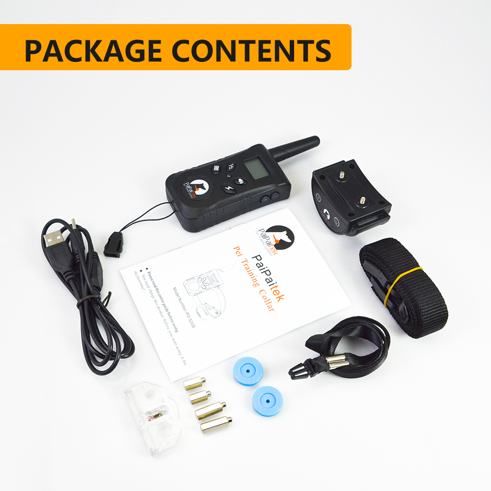 shock pet training collar remote dog collar training rechargeable and waterproof