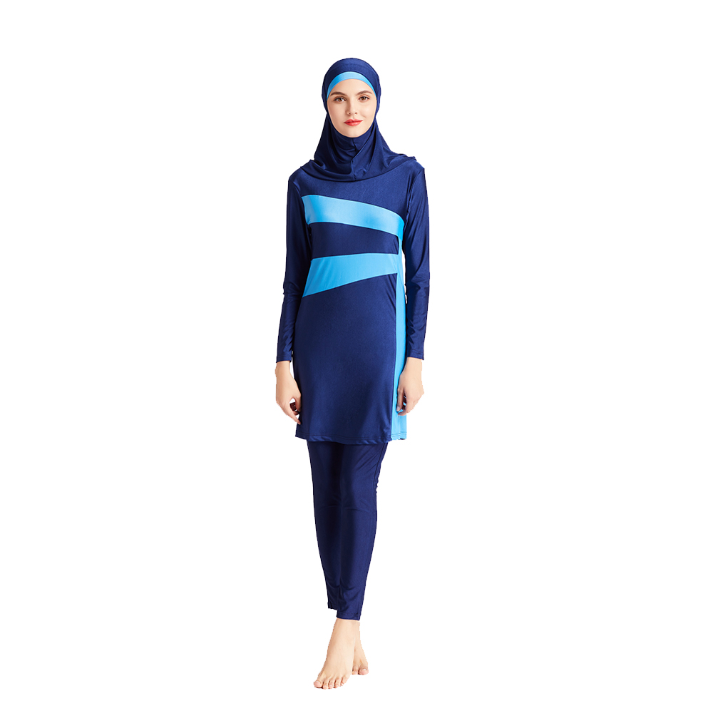 YONGSEN NEW Muslim girl Swimwear Three-Piece Set Swimsuit Bathing Set Muslim Swimwears Bathing Suit Children Modest Burkinis