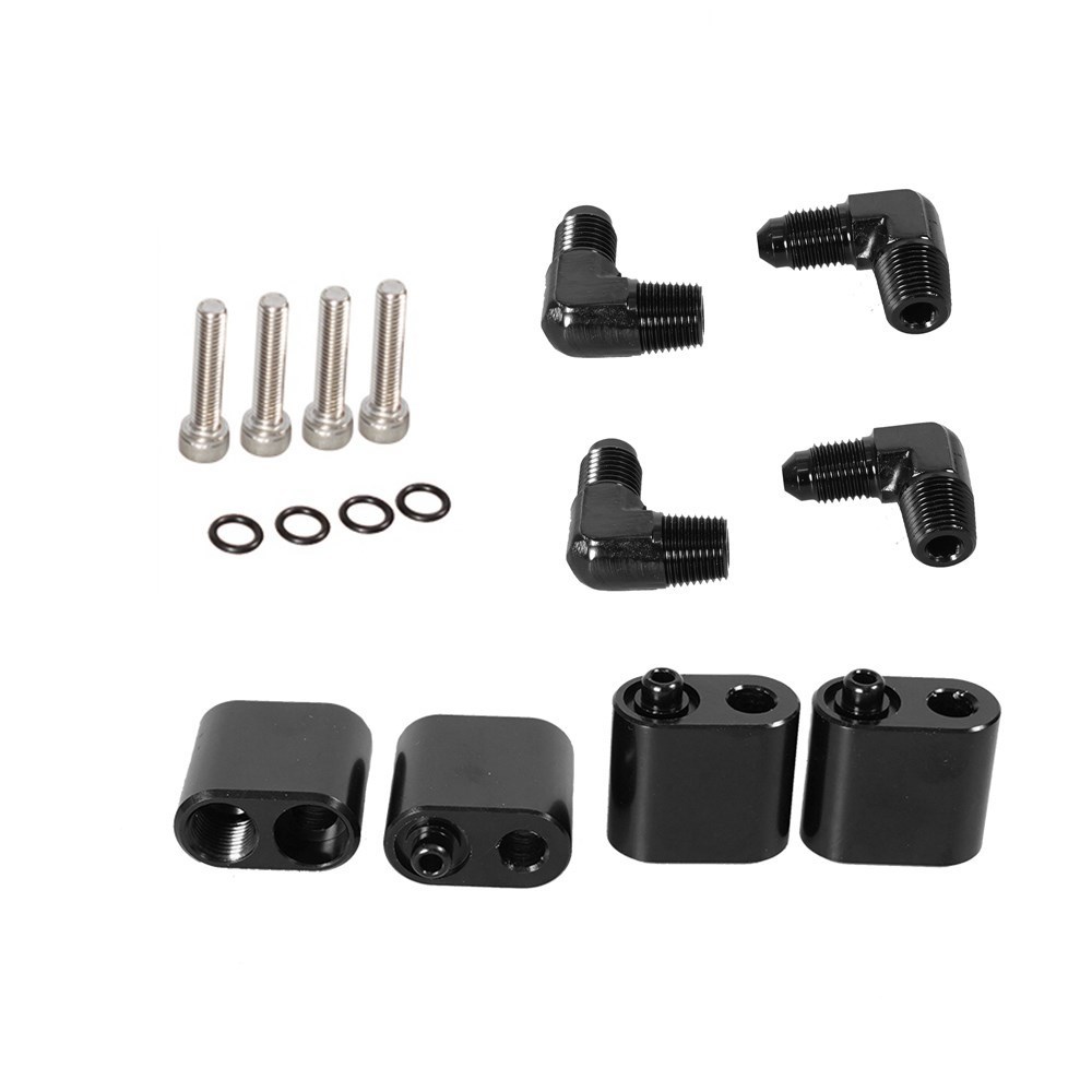 Coolant Crossover Kit Anodized Steam Port Crossover Kit Throttle Body For LS1 LS2 LS3 LS6 LS7 LSX Engines