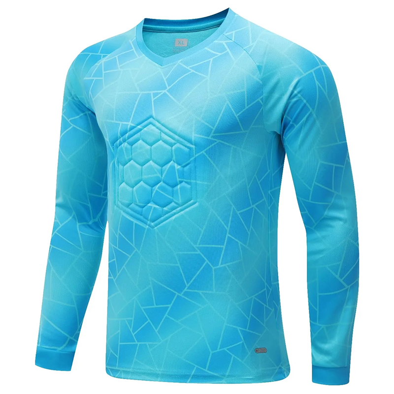 Men Soccer Goalkeeper Jersey Custom Children's Football Goalkeeper Uniform Soccer Training Outdoor Long Sleeves Shirts For Boys