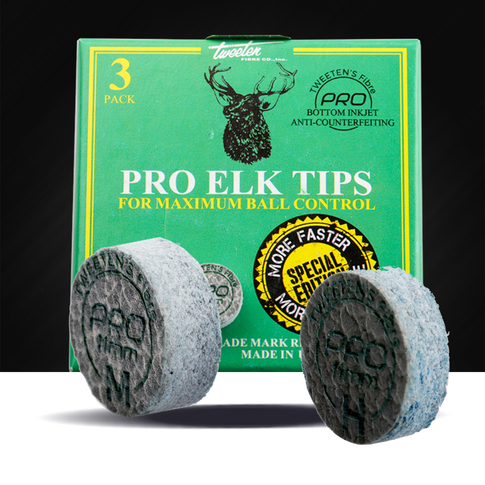 Ronnie O'Sullivan ELK-PRO Tips Professional Pool Cue Tips Billiards Accessories Several Options Moistureproof Optimal Tips