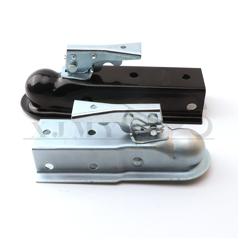 Full Set Tongue Trailer Coupler 2'' Channel WIth 1-7/8 Inch 2000LB Hitch Ball Fit For ATV UTV Cargo ATV Buggy Parts