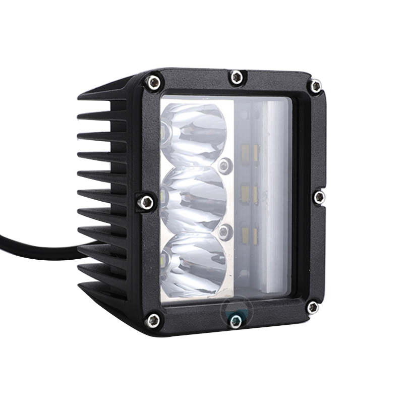 1PC/2PCS4inch 60w LED Work Light 12v 24v for Off Road Truck Bus Boat Fog Light Car Light Assembly Led light bar White yellow.