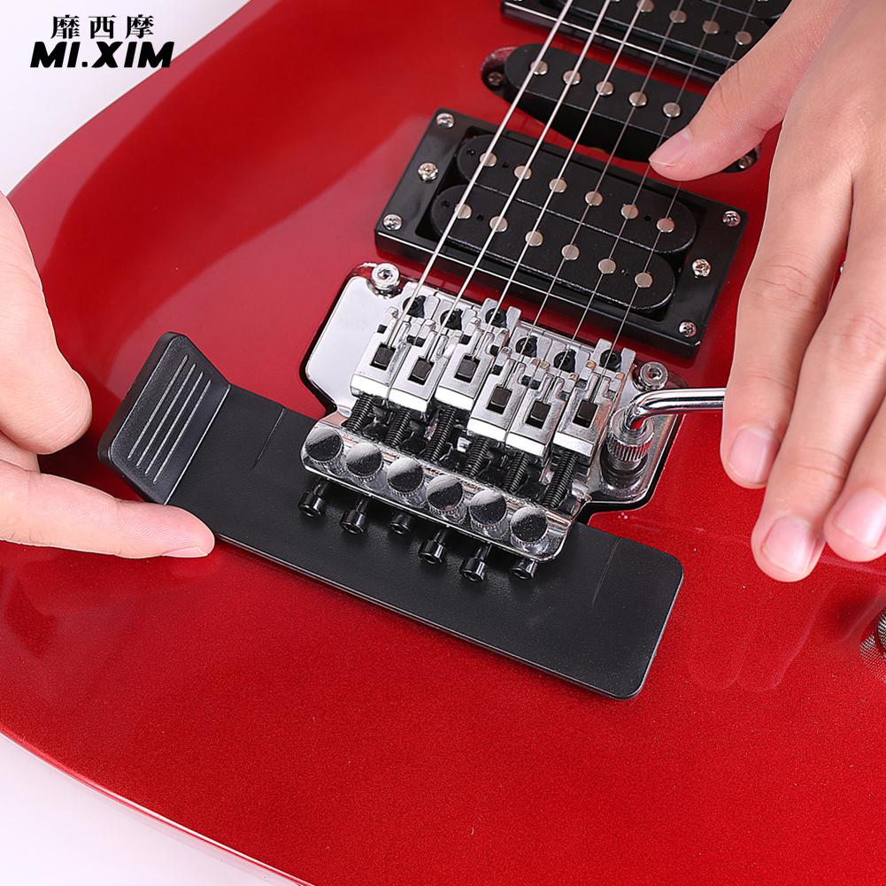 Guitar Tools Electric Guitar Bridge Replacement Tool Raise Guitar Bridges Plastic Floating Bridge Wedge for Folk Acoustic Guitar