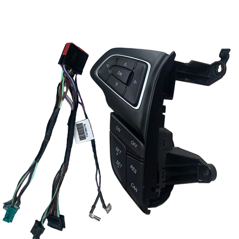 Car Steering Wheel Cruise Control Buttons Multi-functional Buttons Accessories For Ford Focus 2015-2018