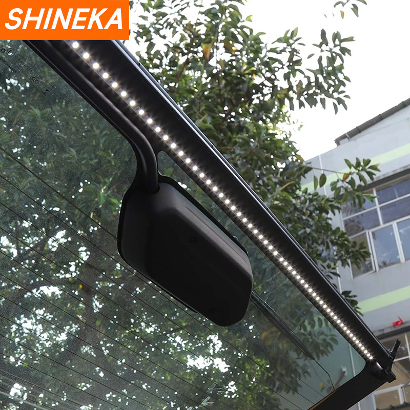 SHINEKA Tailgate Trunk Glass Lift Gate Light Bar with Remote Control for Jeep Wrangler TJ JK JL 1997-2023 Interior Accessories