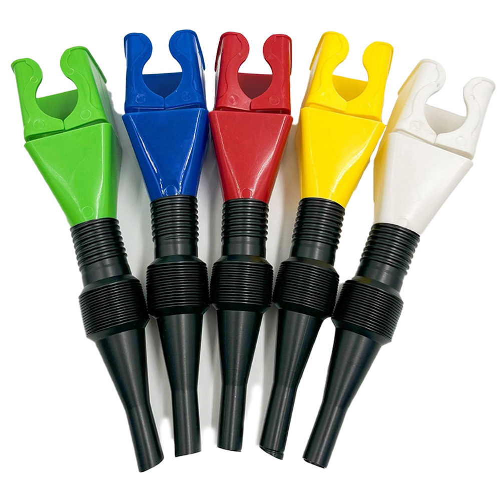 5PCS Flexible Draining Tool Snap Funnel Draining Oil Snap Universal Hand-Free