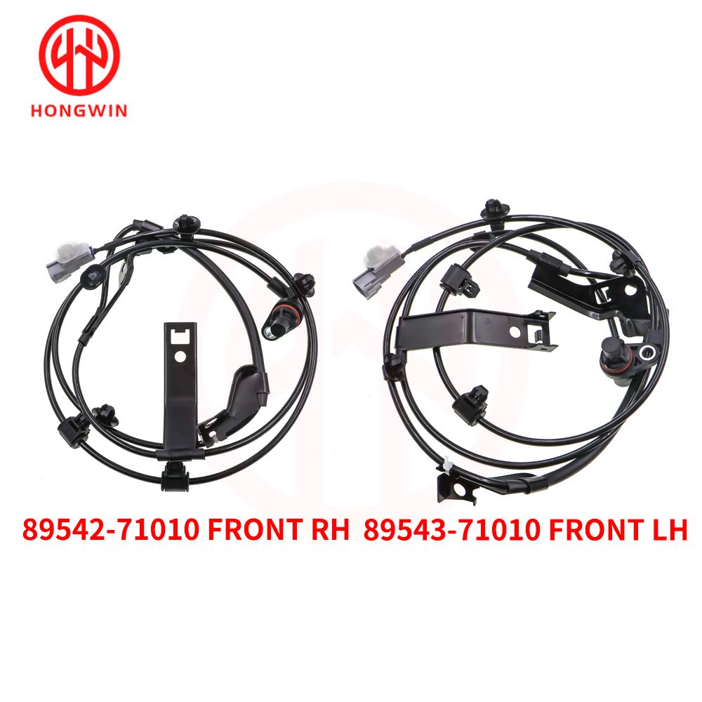 For Toyota Fortuner Hilux 2004-2015 KUN26 New ABS Wheel Speed Sensor Front Left & Right Side 89543-71010 89542-71010 89542 71010