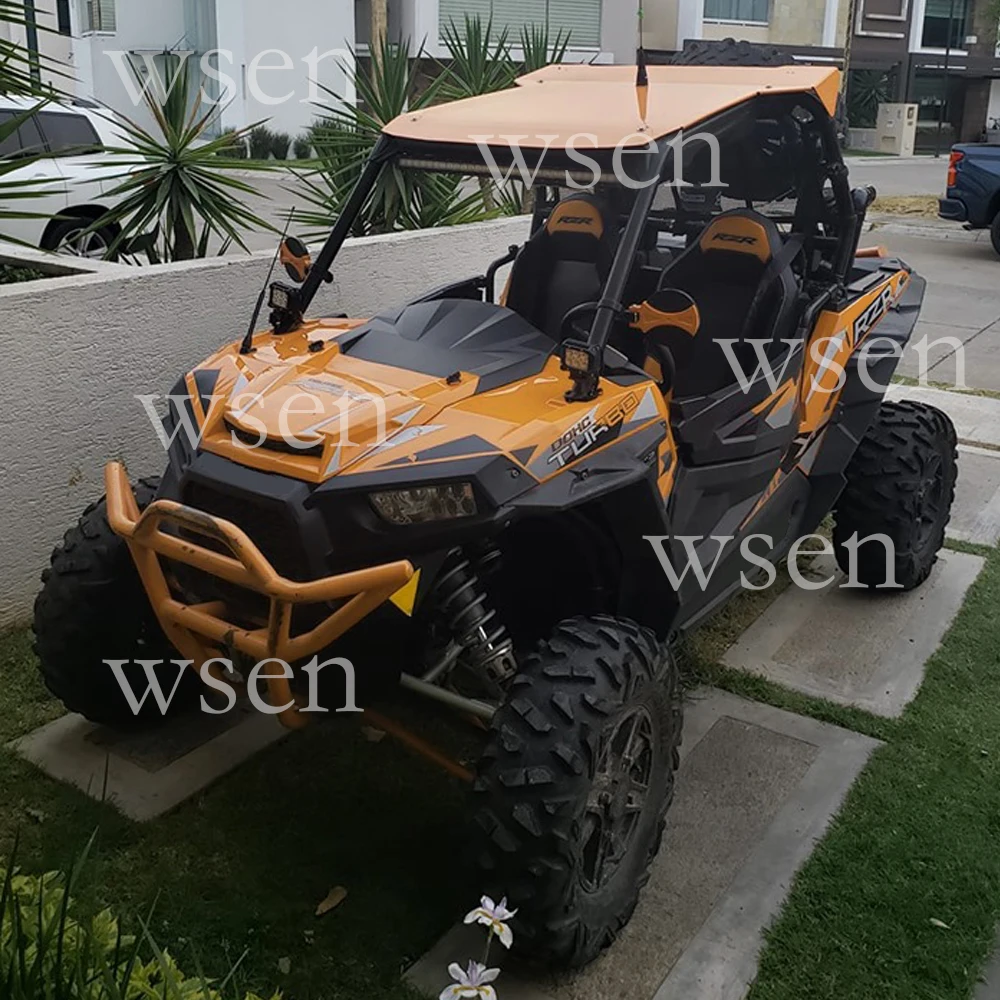 Car Accessories Led Light Bar 4 Inch 18W A-Pillar LED Light Pod Brackets Wiring Kit UTV For Polaris RZR XP 1000 RZR 900 Turbo