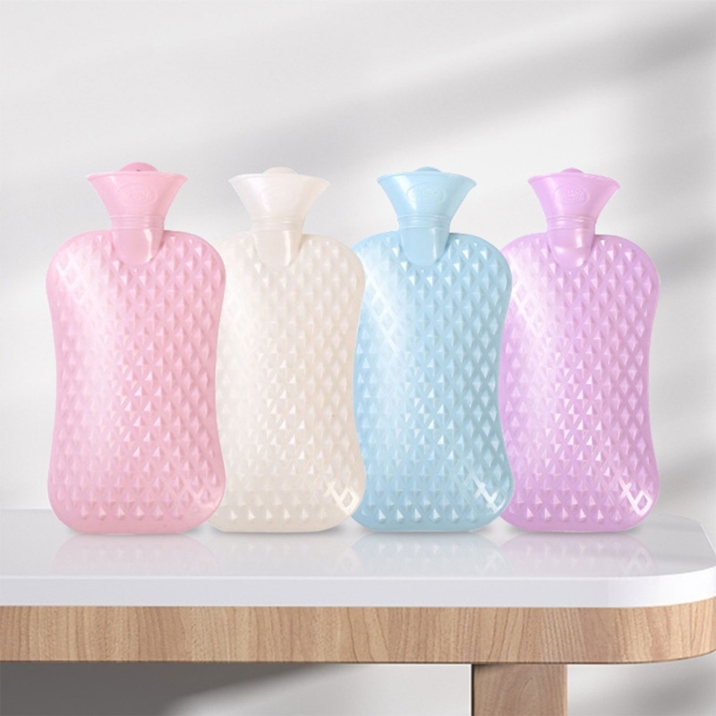 367A Massage Particles Hot Water Bottle Bag for Home Use Stay Warm Retains Heat