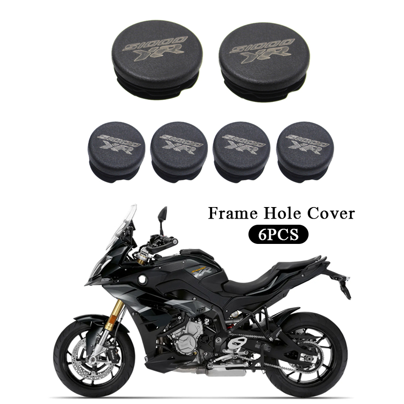6PCS Chassis Plugs For BMW S1000XR S 1000XR 2013-2022 2019 2020 2021 Motorcycle Frame Hole Cover Caps Plug Frame Cap S1000 XR
