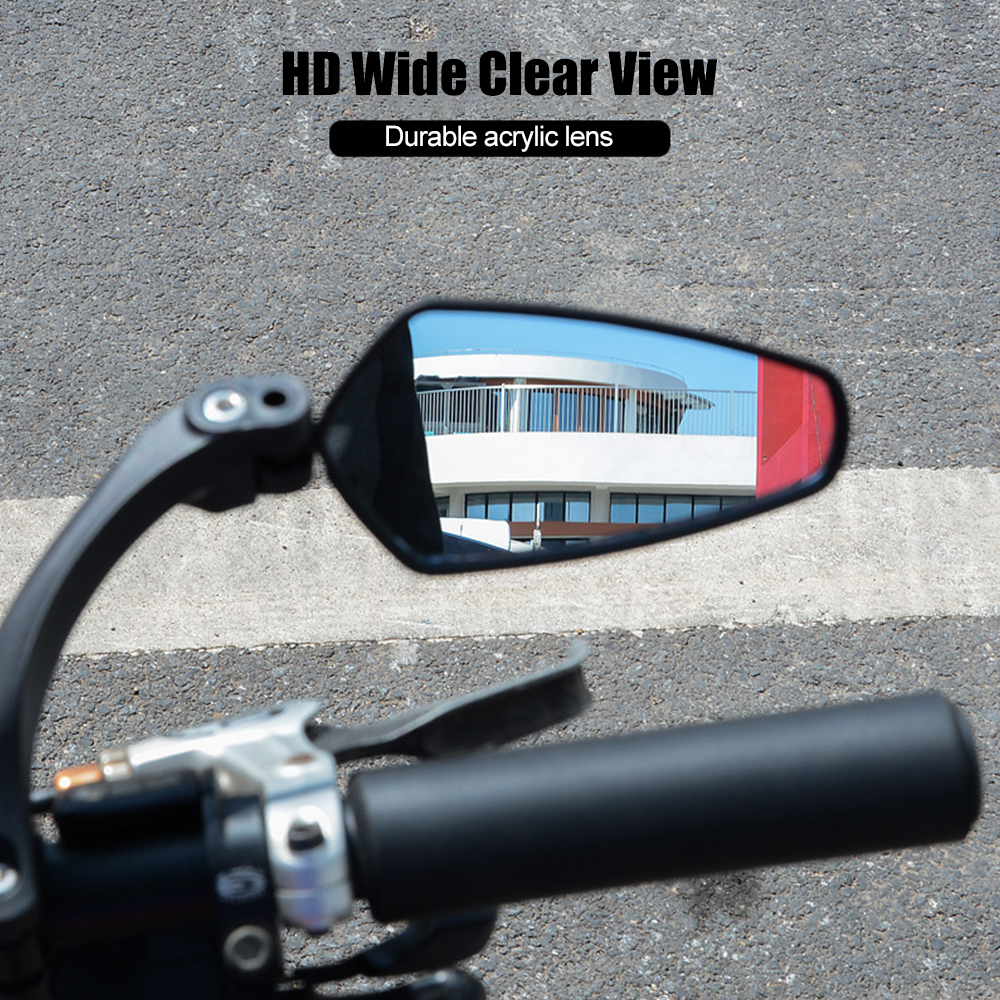 Uwayoo Rear View Mirror Bike Accessories Electric Scooter Motorcycle Mountain Bike Mirror For Bicycle Back Mirrors Handlebar