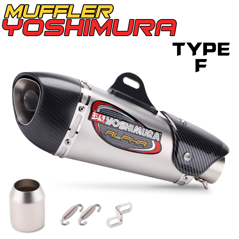 Universal Motorcycle Exhaust Muffler Escapes For Z900 Z800 Z750 zx10R Exhaust