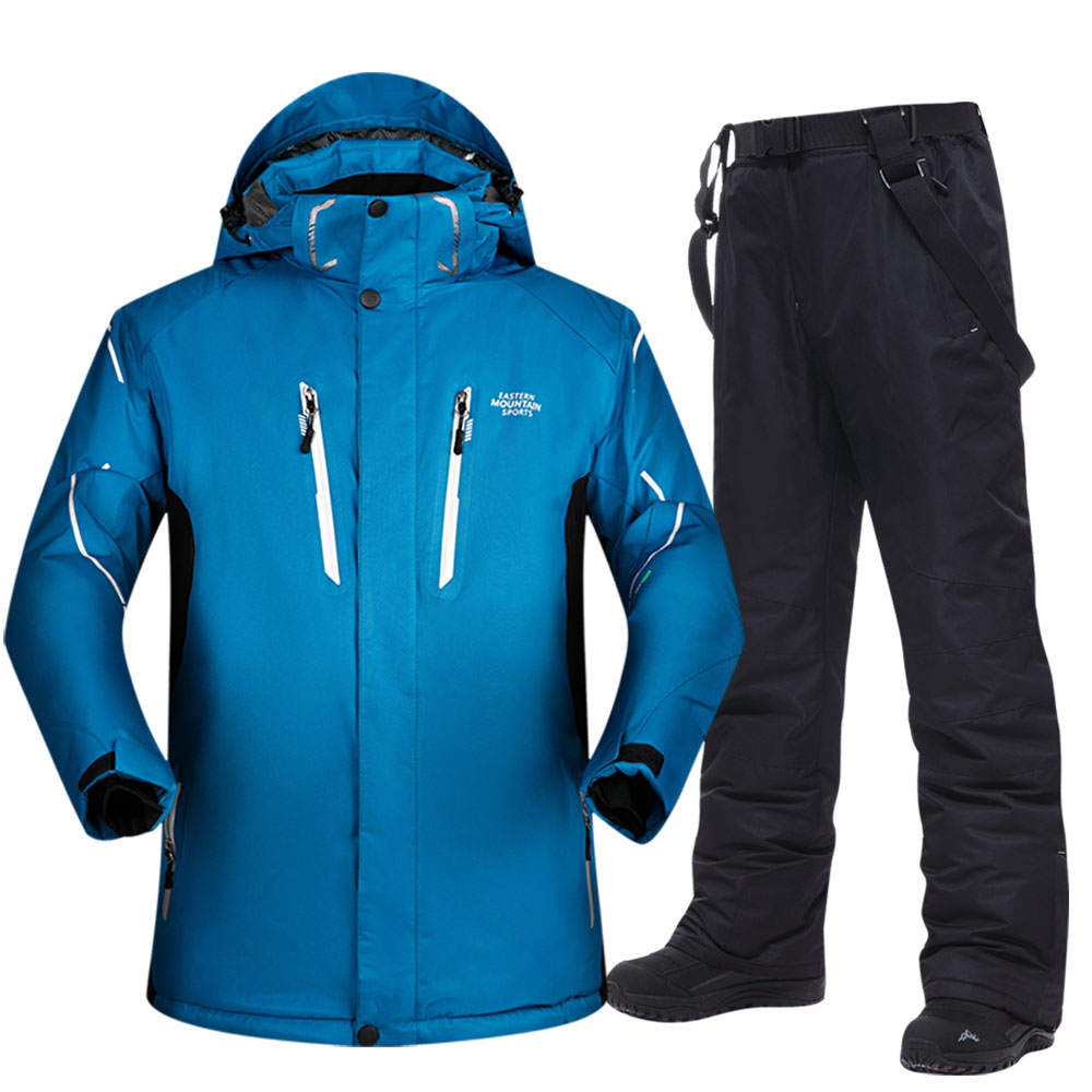 Ski Suits Men's Thickening Warm 10k Waterproof Board suit Winter Snow Skims Jacket and Pants Skiing and Snowboarding Sets