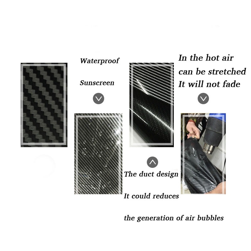 Carbon Fiber Car Door Sill Decoration Film Stickers Anti Scratch None Slip Door Sill Guard Lnterior Scuff for Kia Stonic