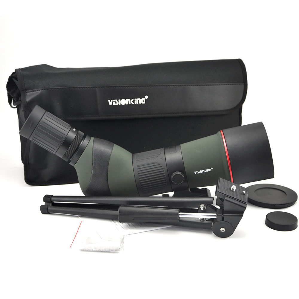 Visionking 15-45x65 Optics Monocular Telescope Professional Long Range Waterproof Outdoor Birdwatching Soptting Scope W/ Tripod
