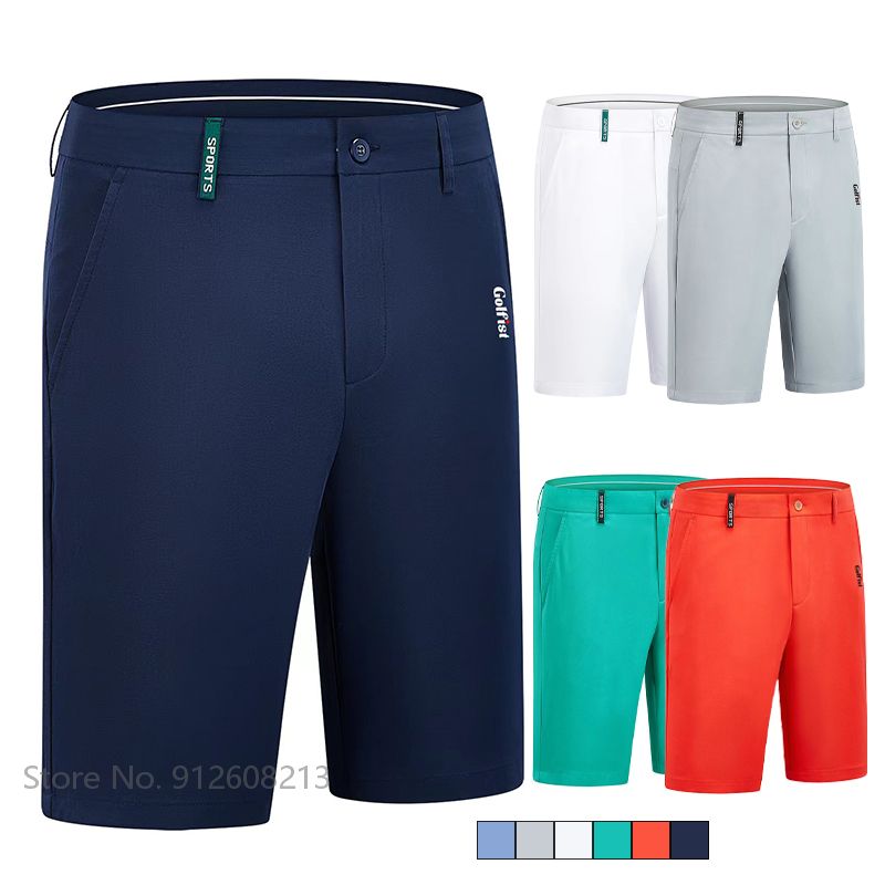Golfist Men Golf Shorts Summer Breathable Golf Straight Shorts Male Stretch Sports Trousers Cooling Dry Fit Bottoms 2XS-3XL