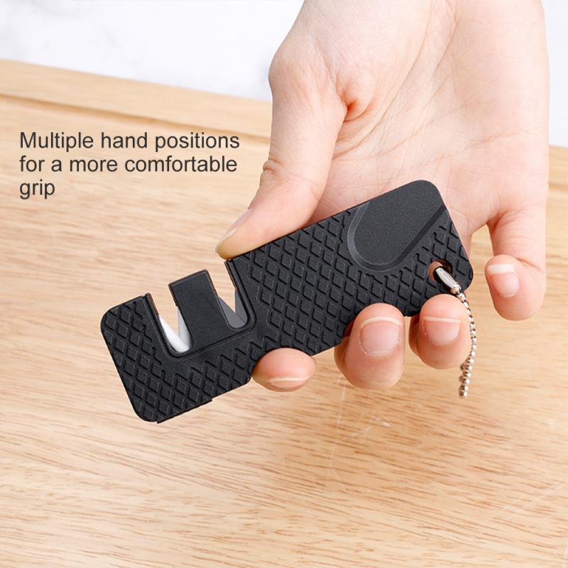 Multipurpose Keychain Whetstone Carbide Knife Pocket Diamond Tool Mini Scissor Sharpen Fish Sharpener For Kitchen Accessories