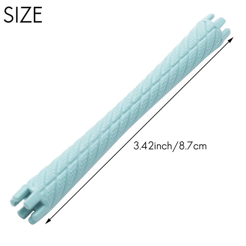 100Pcs/Set 10 Sizes Hair Perm Rods Kit Cold Permanent Bar Plastic Curlers Rollers Set Wave Fluffy Corn Hair Maker Styling