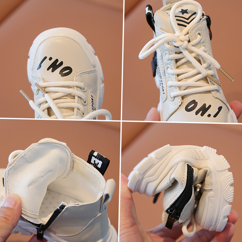 New Baby Boys Girls Shoes Infant Solid Colors Non-Slip Soft Sole Flat PU Leather Classic First Walker Newborn Manor Style Shoes