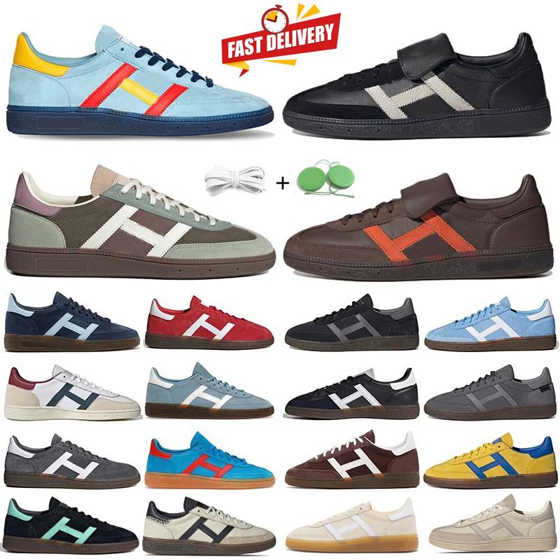 Handball Casual Shoes For Men Women Skate Shoe Flat Sneaker Fashion Core Black White Gum Navy Scarlet Aluminum Clear Pink Platform Outdoor Traine