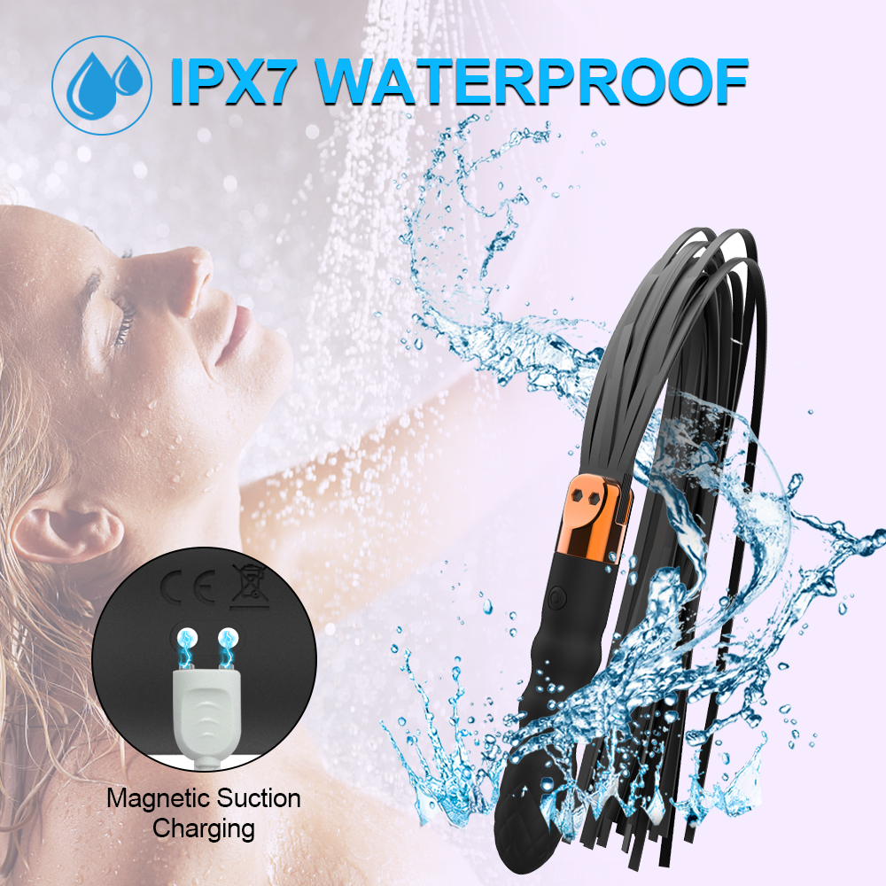 Vibrating Massager for Women 2 in 1 Flirting Couple Sex Toy Women and Couples Female Clitoral Vibrator Whip Vibrating Massager