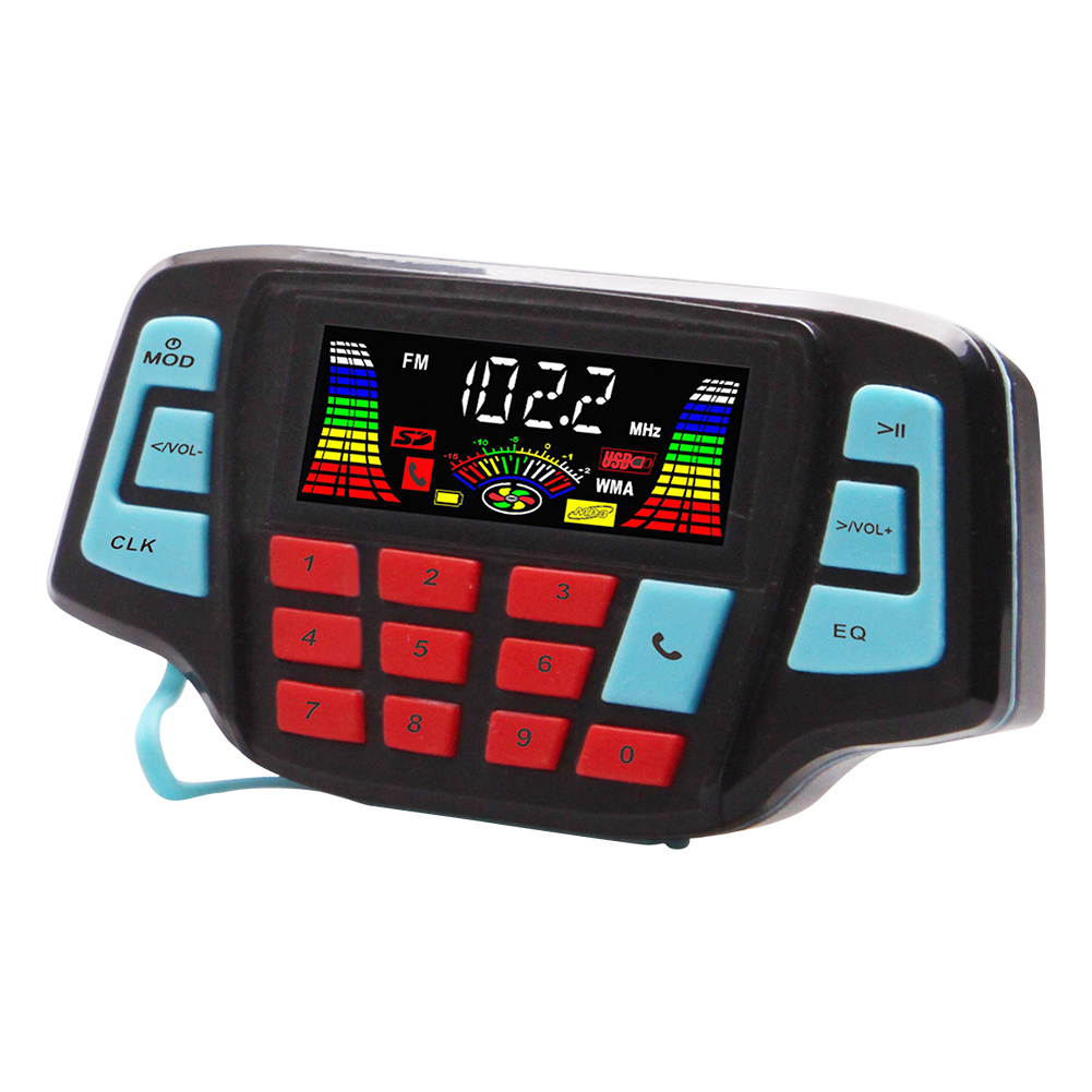 Motorcycle Bluetooth-compatible Audio System FM Radio Stereo Speaker MP3 Player