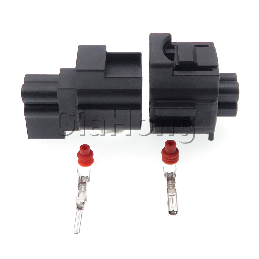 1 Set 4 Ways Starter Auto Parts 184248-1 Auto Replacement Socket with Terminal and Rubber Seals Car Wiring Waterproof Connectors